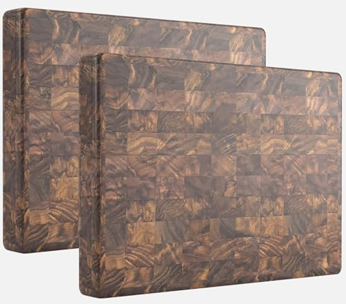 Metzgerblock Hirnholz - Made in USA - Walnuss-Hartholz - Schneidebrett aus Massivholz