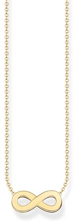Thomas Sabo Kette mit Infinity-Anhänger vergoldetes Silber KE2221-413-39