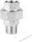 ERGAOBOY 1 PCS 304 Acciaio inox Unione，1/2 BSP maschio x 1/2 BSP femmina Raccordo per acqua/olio/gas