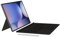 Samsung Galaxy Official AI Book Cover Keyboard with Trackpad for Galaxy Tab S10 Ultra, S9 Ultra, Black