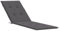 CLALER Liegenauflage 180x50x4 cm, Auflage Gartenliege, Polster Sonnenliege Strandliege Liegenauflagen, Eckbänder & Einstellband, Bezug der Kissen abnehmbar, Outdoor, Anthrazit