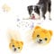 Interaktives Hundespielzeug, 2025 Neu Active Moving Pet Plush Toy, Bewegendes Hundespielzeug Ball Bissfest Aktives Bewegendes Haustier Plüschspielzeug Elektrisch für Haustier Trainingsball (Tiger)