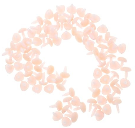 jojofuny 100stücke Nasen Für Stofftiere Ersatz Häkelzubehör Kunststoff Plüsch Spielzeug Zubehör Handmade Accessoires Ornament Für Puppen Und Bären