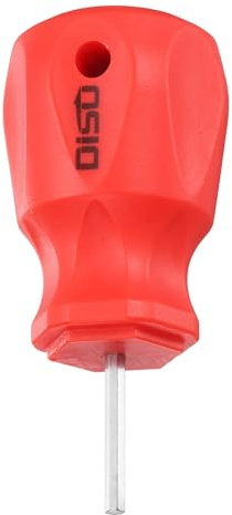 sourcing map Small Hex Screwdriver 3mm 80mm Length S2 Steel Magnetic Head Metric Mini Flat Head Hexagon Screw Driver with Non-Slip Handle for Tight Spaces Hand Tools, Silver