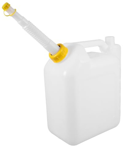 CIYODO Bouteille de Mélange de Carburant 4l pour Moteur 2 Temps, Flacon Doseur D'huile avec Tuyau D'injection, Plastique Robuste Anti-Fuite, pour Tronçonneuse, Débroussailleuse