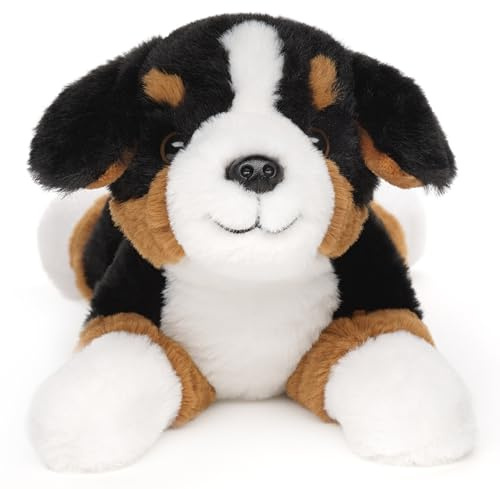 Uni-Toys - Eco-Line - Berner Sennenhund, liegend - 29 cm (Länge) - Plüsch-Hund - Plüschtier, Kuscheltier