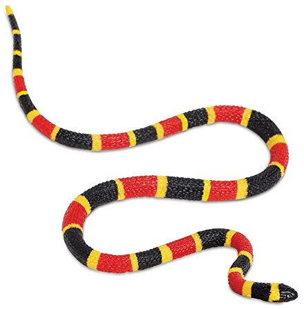 Toob Safari Incredible Creatures Coral Snake Baby Miniatur (Mehrfarbig)