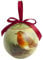 Gisela Graham Traditional Robin Bauble - Baumschmuck - Metall - Weihnachten