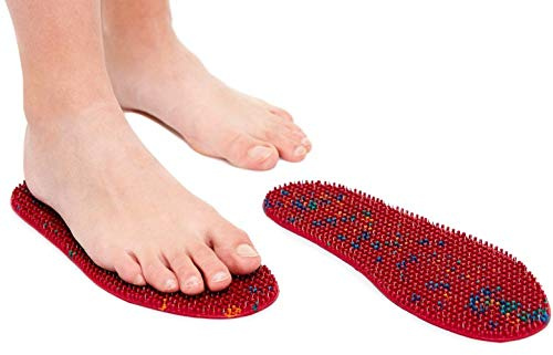 Lyapko «Einlegesohle Plus» 5,0, Akupunktur, Massagematte, Rot, Gr. 43-46, Unisex, Erwachsene, Aktive Personen, Gesunde Nutzer, Orthotische Einlegesohle, Sohlenersatz