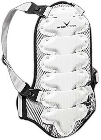 Black Crevice Rückenprotektor für Kinder, Jugendliche und Erwachsene, BCR035344, weiß, Gr. 128