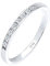 Elli DIAMONDS Ring Damen Aufsteckring Funkelnd mit Diamant (0.04 ct.) in 925 Sterling Silber