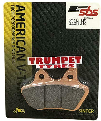 SBS Front Street Sintered Performance Brake Pads For Harley Davidson OE 826H.HS