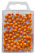 WEDO 56106 Markierungsnadeln Rundkopfnadeln, Nadellänge 16 mm, Kopfdurchmesser 6 mm, 100 Stück, Orange