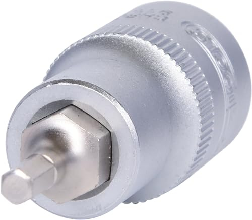 KS Tools 1/2' Bit-Stecknuss Innensechskant, kurz, 4mm, auf Hänger