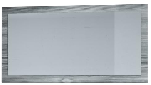 Vladon Spiegel Lima, Made in Germany, Wandspiegel mit Rahmen im modernen Stil, Avola-Anthrazit (110 x 52 cm)