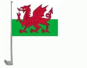 Everflag Auto-Fahne: Wales