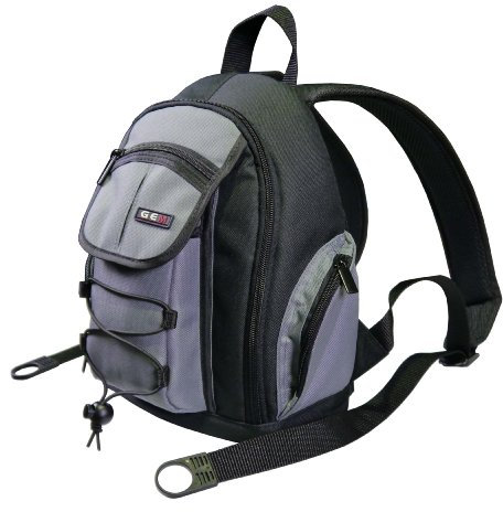GEM Titanium Backpack for Samsung NX3000, NX mini, Compact System Camera and Accessories - Weather Cover Included