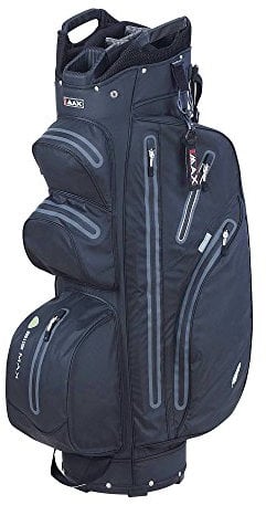 Big Max 2015 Aqua I-Dry M Cart Bag Trolley Golf Bag 14-Way Divider Black/Charcoal