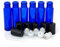 ZEJIA Fiole en Verre Rechargeable pour huiles essentielles, parfums en Acier Inoxydable, Bouchon à Bille