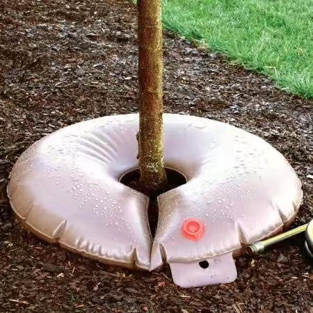 Mitef 20 Gallone Langsam freisetzende sserungsbeutel Baum-Bew sserungs-Ring-automatisches Tropfenf nger-System für Bumen und von STRuchen,1 Packung