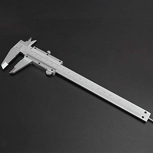 Pied à coulisse professionnel ouvert de 0 à 300 mm pour mesures de précision, travail stable (avec profondeur)