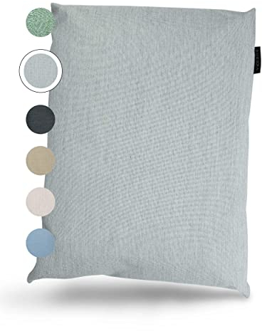 BADESOFA® Badewannen-Kissen L | Premium-Qualität | Bequemes Wannen-Kissen | Schnelltrocknend | Made in EU | Badewanne-Kissen waschbar | Bade-Kissen Grau | Zubehör für breite, hohe Badewanne