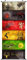 CoolChange GoT Rollbild/Kakemono aus Stoff | Poster 100x40cm | Motiv: Mottos der Häuser
