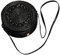 Ulisty Femmes Fait Main Rond Creux-sculptés Sac en rotin Tissés à la Main Cercle Sac de Paille Panier Sac de Plage d'été Sac d'épaule Sac bandoulière noir