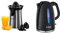 Russell Hobbs Spremiagrumi Elettrico, Bicchiere Grande e Piccolo, Rotazione bidirezionale & Bollitore acqua Elettrico, 2400 W, Energy Saving ok, Luce Blu, Filtro anticalcare rimovibile e lavabile