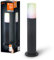 LEDVANCE SMART+ WI-FI 50cm PIPE Post - dimmbare LED Standleuchte dunkelgrau für Außen mit hochwertigem Aluminium-Gehäuse, RGB-Farbsteuerung, 10 W, 3000 Kelvin warmweiß, 380 Lumen, IP44