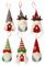 Cabilock Wichtelanhänger Weihnachtswichtel kleine Wichtel Figuren Mini GNOME Anhänger 6 Stücke Christbaumanhänger Weihnachtsbaum Anhänger Miniatur Christbaum Dekofiguren Christbaumschmuck