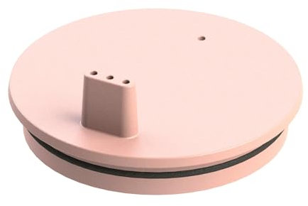 Rig-Tig Tenedor para beber Moomin ABC Salmon, accesorio para beber para tazas, plástico