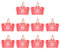 Toddmomy 10 Pièces Mini-Panier Panier D'épicerie Chariot D'épicerie Mini-Chariot Transpalette Manuel Mini Panier Chariot De Magasinage Mini-Caddie Plastique Petit Panier Cadeau Enfant