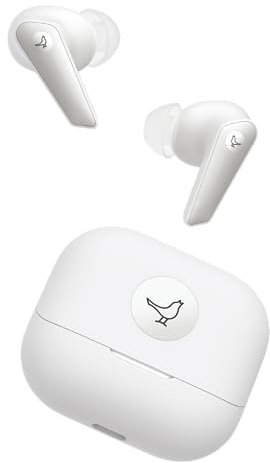 Libratone AIR+ 3 True Wireless In-Ear Kopfhörer mit aktiver Geräuschunterdrückung (Hi-Fi Sound, 24h Akku, ANC, Noise Cancelling, IP54, Bluetooth 5.2) (weiß)