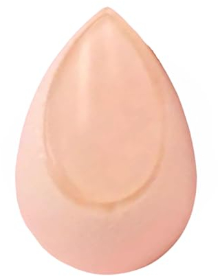 Urbannbeauty Éponge Fond de Teint 2 en 1 avec une Partie en Silicone - Accessoires de Maquillage et Outils, Éponge Maquillage Multi-Textures, Application Sans Perte de Matière Goutte (Goute)