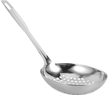 TOPBATHY Colander Fried Food Spoons Poached Egg Spoon Metal Filter Spoon Kitchen Supplies Kitchen Spoons Stainless Steel Spoon Stainless Steel Strainer Scoop Stainless Steel Slotted Spoons