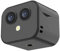 Andoer 4K WiFi Camera Wireless Monitor Camera Dual Lens 170° Wide Angle APP Remote Two-Way Intercom Built-in Battery Magnetic Wireless Camera for Home Office Outdoor Indoor