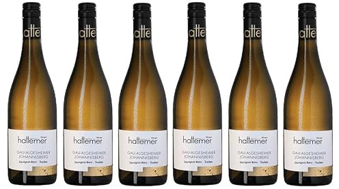 6x 0,75l - 2024er - Hattemer - Gau-Algesheimer Johannisberg - Sauvignon Blanc - Qualitätswein Rheinhessen - Deutschland - Weißwein trocken