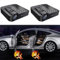 yufana Zweierpack Wireless Autotür HD projektor Licht, Autotür Willkommen LED Light, Personalisierte Autotür Logo Licht Projektor, Passend für alle Autos (Schwarz345)