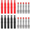 Tucnoeu 10pcs Bananenstecker 4mm Banana Plug Lautsprecher Bananenstecker für Lautsprecherkabel, HiFi Stereoanlagen, AV-Receiver, Endstufen