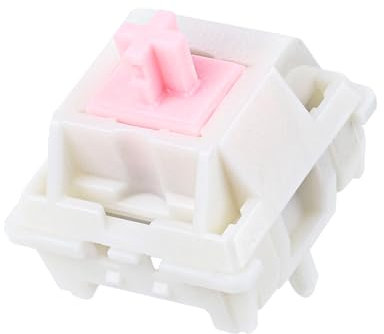 EPOMAKER Switch Silencieux Roseveil pour Clavier Gaming Mécanique, 30PCS, 5 Broches, 32gf, Pré-Lubrifiés, Linéaires Silencieux, Boîtier PC, Tige LY, Compatibles avec Keycaps MX