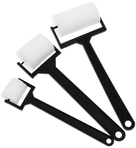 GARVALON 9 Stück Teiliges Schwamm Stamp Roller für DIY Malerei Kreatives Bastelwerkzeug mit Ergonomischem Griff für Wasserfarben und Fingerfarben Fördert Fantasie und Malspaß