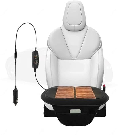 BesBet Auto Sitz Auflage, Winter 𝐒𝐢𝐭𝒛𝒉𝐞𝐢𝒛𝐮𝒏𝒈 𝐀𝐮𝐭𝐨 Universelles Autositzauflagen Damen Geschenk 1 Stück,B-MitTasche