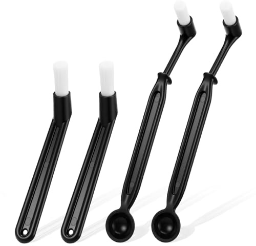 HJZHII 4 Stück Kaffeemaschinen Reinigungs Pinsel, Kaffee Pinsel Werkzeug | Reinigungsbürsten Kaffeevollautomat Siebträger Bürste Kaffeepinsel Set für Kaffeemühle die Reinigung von Kaffeemaschine