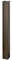 Mail Boss 7123 Poteau de fixation enterré en bronze, 112 x 10 x 10 cm, pour boîte aux lettres de taille moyenne