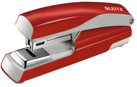 Leitz 55056025 Flachheftgerät NeXXt, 30 Blatt, Blisterverpackung, rot