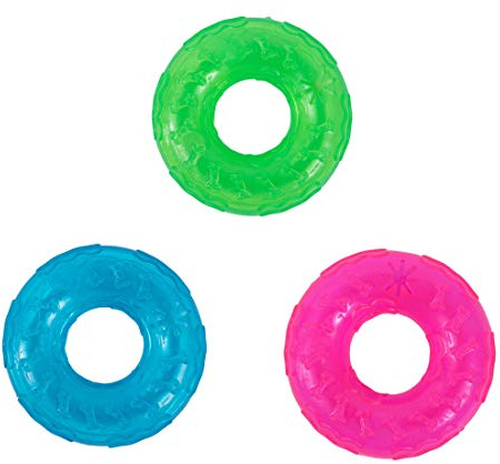 Petface Play Ring Dog Toy, Durable Chew Toy, Random Colour (Pack of 1)