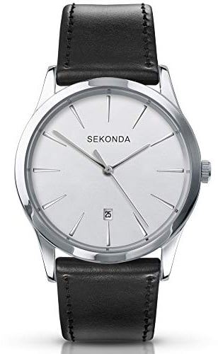 Sekonda 3531 – Watch for Men, Black Leather Strap