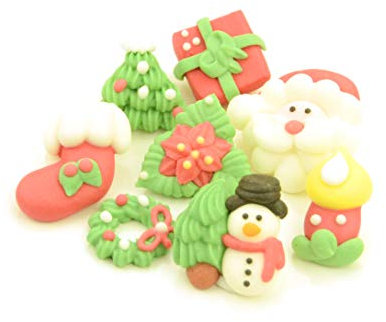 Weihnachtsdekore Zucker 8er Set