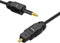 TNP Premium Mini Toslink to Toslink Digital Optical Audio Cable (3 Feet) - Adapter Converter Jack Wire Cord for Chromecast Audio, Mac Mini, AV Receiver & More